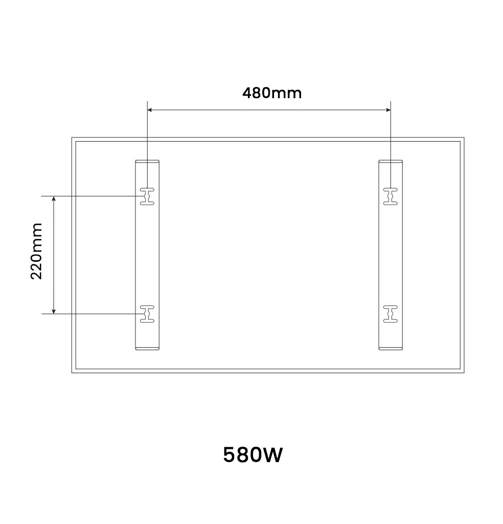 Lago Di Sorapis - NRGPRO Image IR Panel - Electric Wall Mounted Room Heater