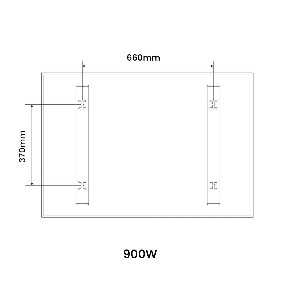 900W Personalised Image NRGPRO Infrared Heating Panel - Electric Wall Panel Heater